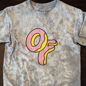 ODD FUTURE Men's T-shirt, gray tie-dye